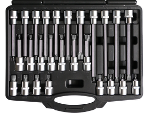 Schraubendreheinsätze, 1/2", Innenvielzahn, M5-M16, 26-teilig