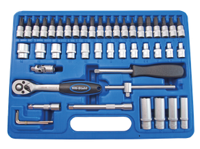Steckschlüsselsatz, 1/4", 47-teilig