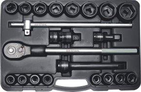 IMPACT-Steckschlüsselsatz, 3/4", 21-teilig