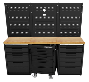 Einschub-Arbeitsplatte aus Holz für TT400